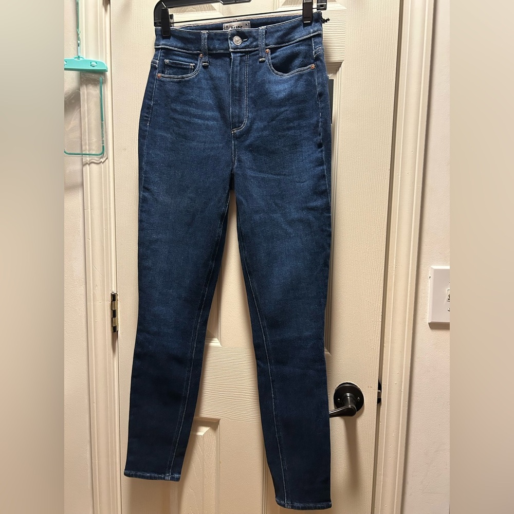 NWT Paige blue skinny jeans